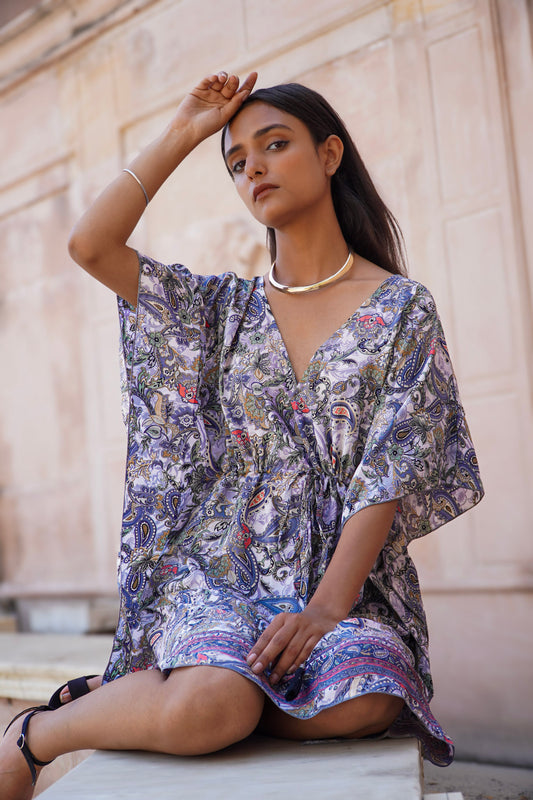 Silver Paisley dress