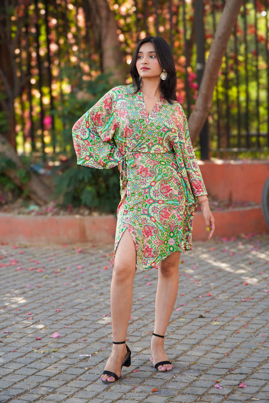 Saffron Veil Dress