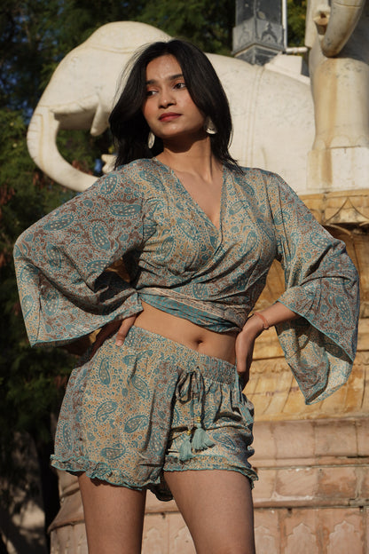 Emerald Veil cor-set