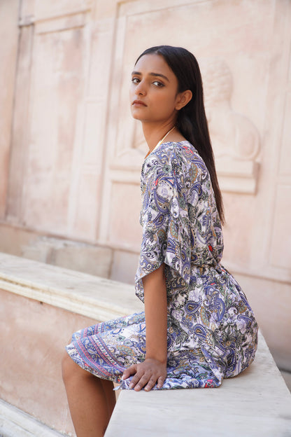 Silver Paisley dress