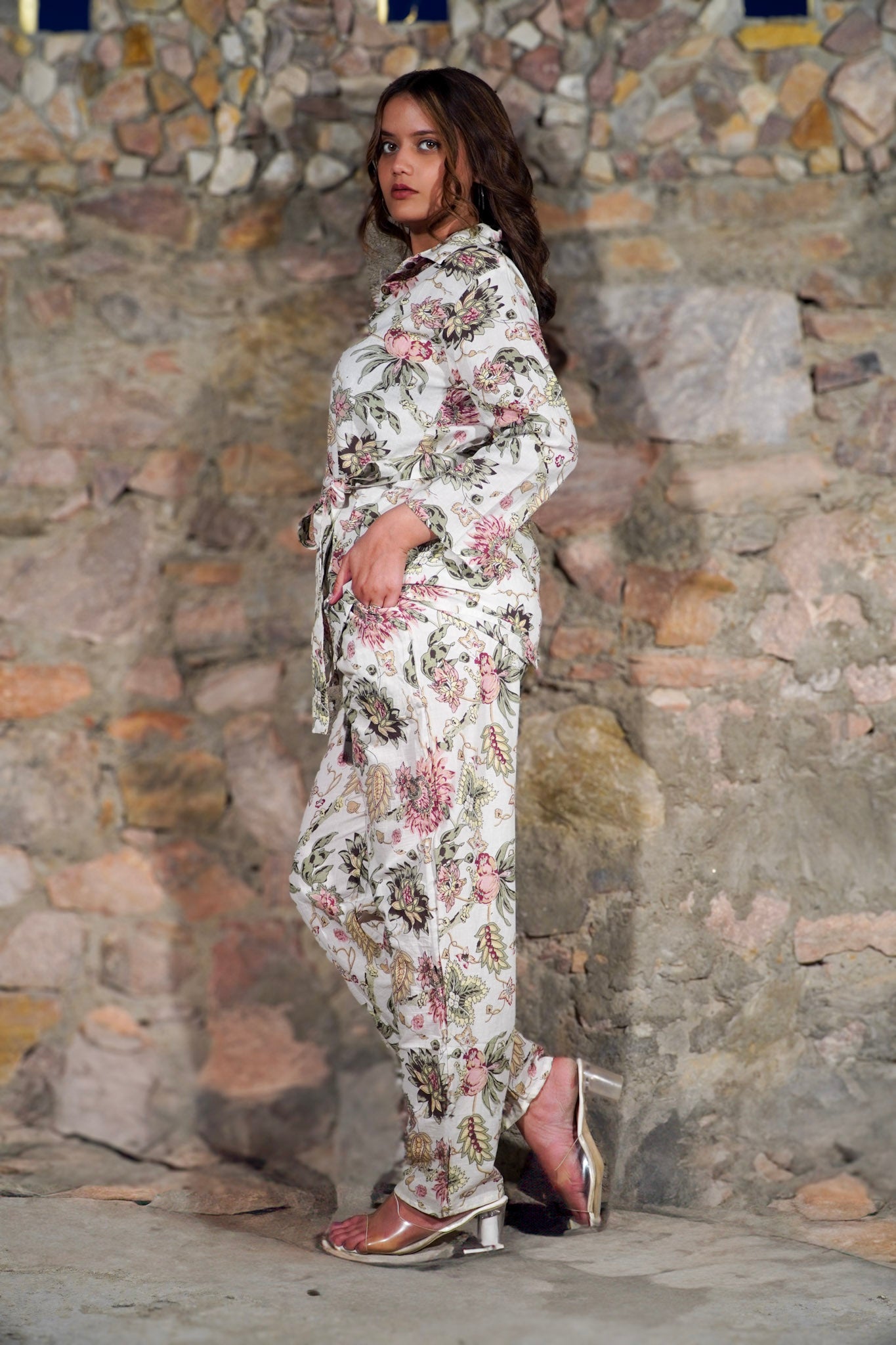 Ivory Bloom Cor-set